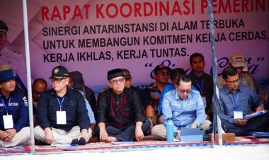 Pemkab Tanah Datar Gelar Rakor 'Sinar Cinta' di Alam Terbuka